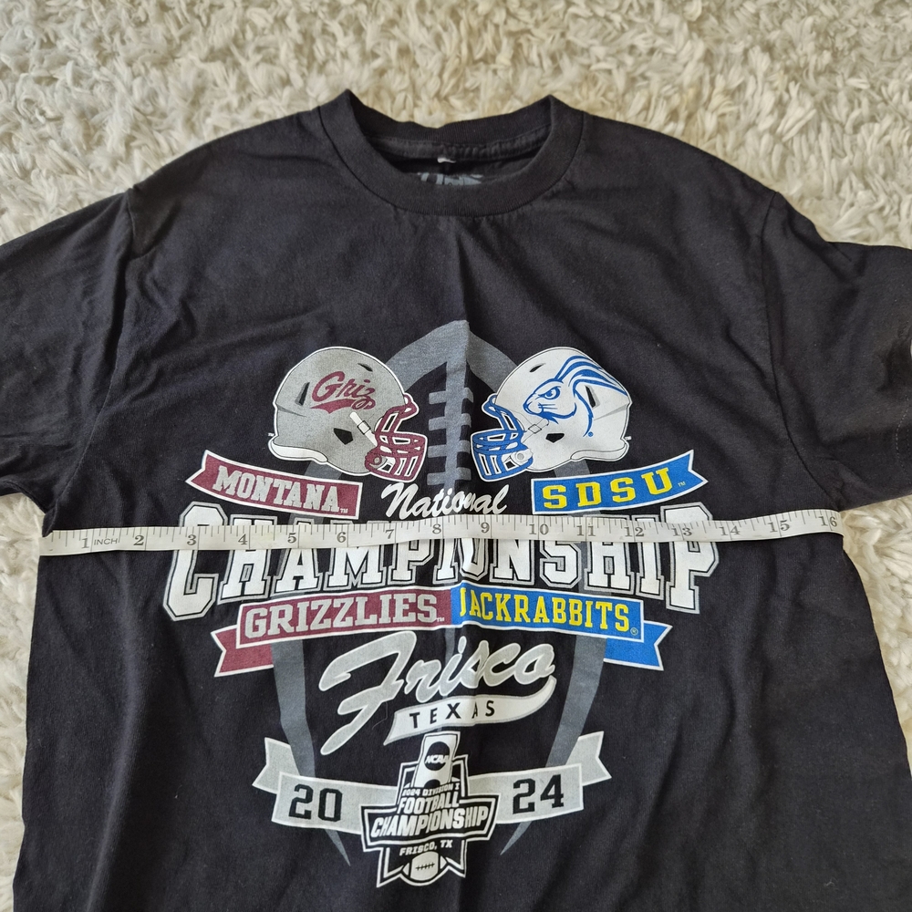 ☆5/$15☆Blue 84 NCAA Football National Championship Tee–Montana vs SDSU–Size S - Picture 5 of 16